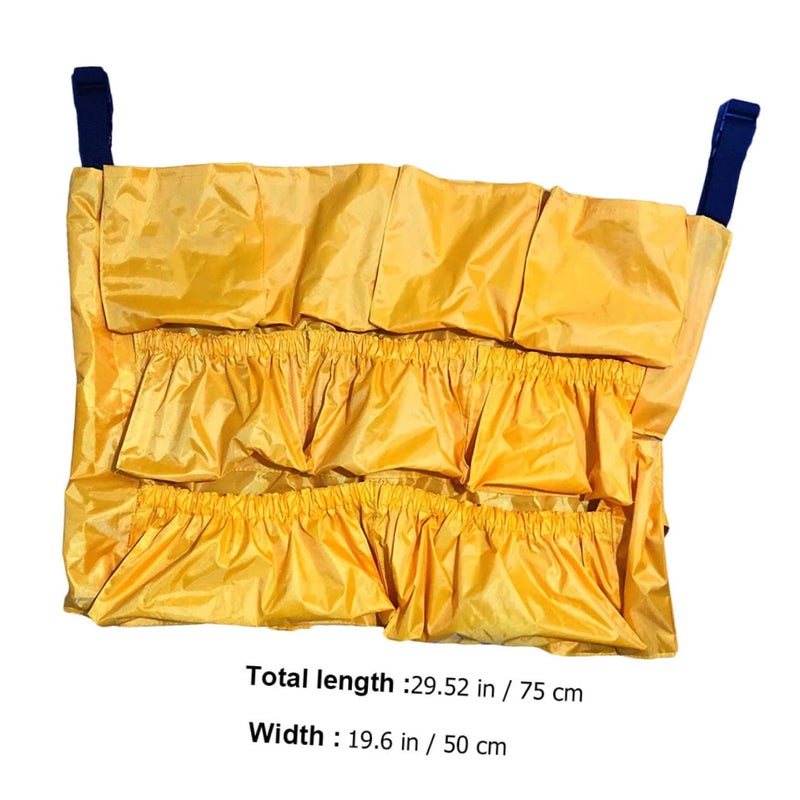 Commercial Trash Can Cover Bag Skirt Easy to Clean Vinyl Waste Bin Cleaning Tool - Image 2